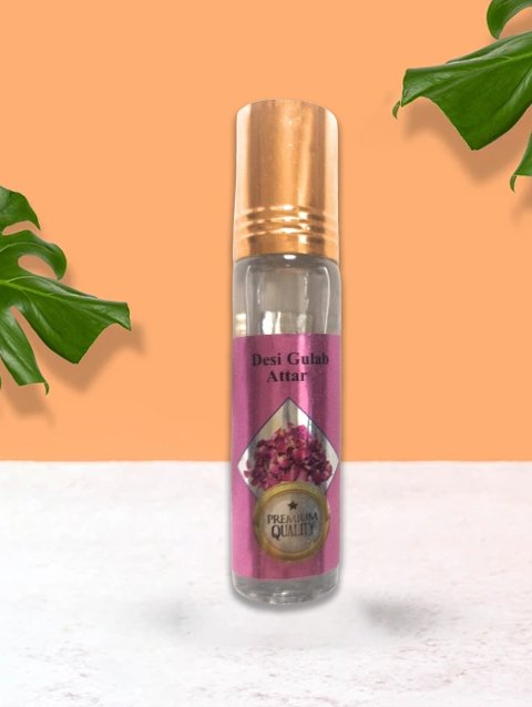 Rose ATTAR 10 ML | Premium Pooja Itra for Home and Mandir | Natural Fragrances for Worship and Meditation
