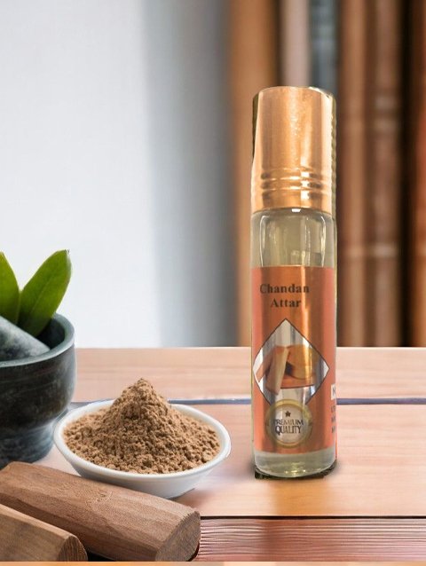 Chandan Pooja Itra for Home and Mandir|Pure and Natural Liquid Sandalwood Fragrances for Worship
