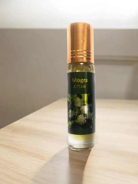 Mogra ATTAR 10 ML | Premium Pooja Itra for Home and Mandir | Pure and Natural Fragrances for Worship and Meditation